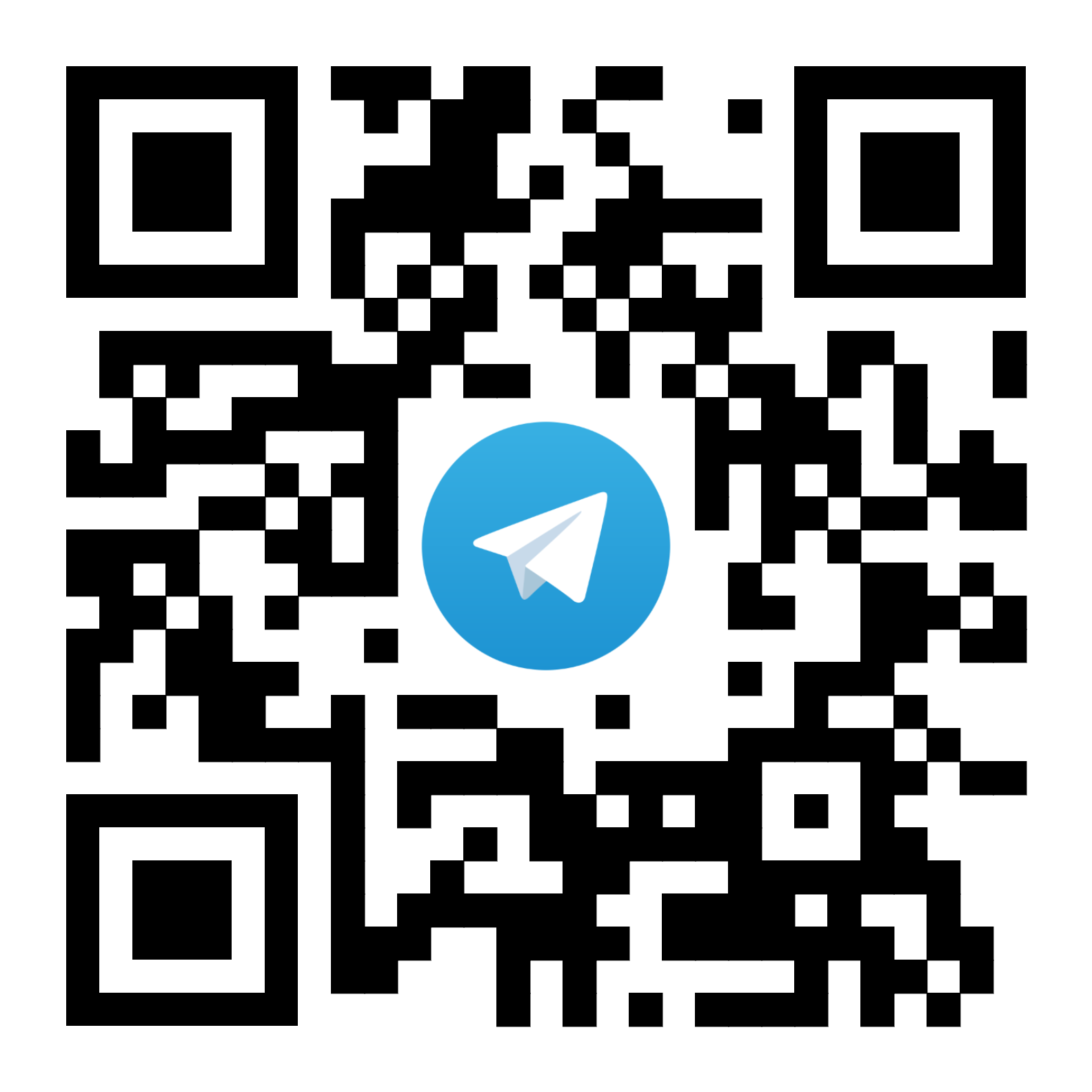 QR-код Аделеджи - Telegram